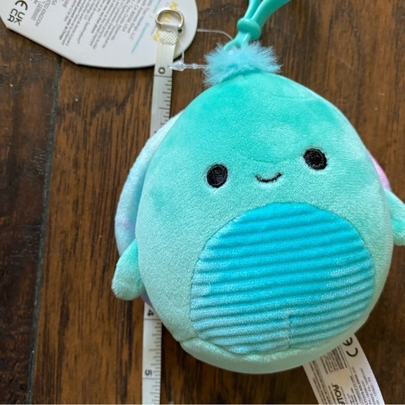 Squishmallow Cascade the Sea Turtle Keychain - Picture 7 of 9